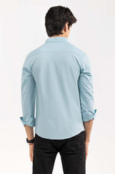Angel Blue  Basic Knitted Casual Shirt FS-CS-KNIT-D18